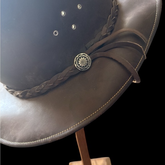 Toms Rustic Brown Leather Hat - Picture 6 of 7